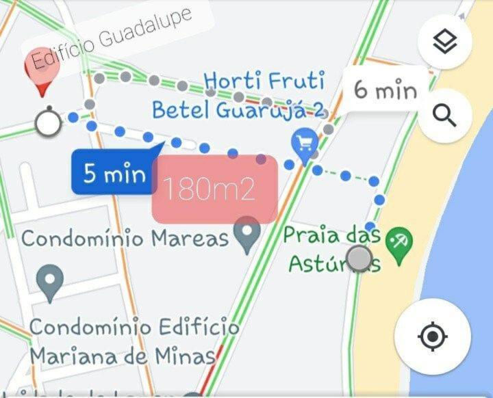 Apto A Menos De 5 Minutos Da Praia Das Asturias! Guaruja Exterior photo